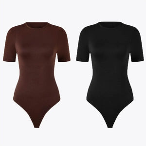 RunwayShape EverydayControl Crew Neck Rövid Ujjú Alakformáló Bodysuit