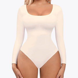 1+1 AKCIÓ RunwayShape EverydayControl Hosszú Ujjú Alakformáló Bodysuit Tanga